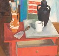 Still Life With Paintbrushes And Spatula - Karoly Patko
