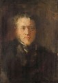 Bildnis Des Malers Johann Herterich (The Painter Johann Herterich) - Wilhelm Leibl