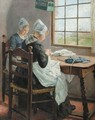 Dutch Seamstresses, Or Sisters In The Sewing Room - Fritz von Uhde