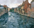 Bord De Riviere, Vue D'Abbeville - Fritz Thaulow