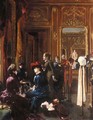 Un Salon De Modes A Paris - Louis Robert Carrier-Belleuse