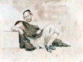Marocain Assis - Eugene Delacroix