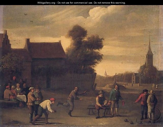 Il Gioco Delle Bocce - (after) David The Elder Teniers