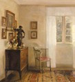 Interieur Med Chatol (Interior With A Bureau) - Carl Vilhelm Holsoe