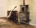 Interieur Med En Cello (Interior With A Cello) - Carl Vilhelm Holsoe