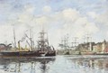 Le Havre. Bassin De La Barre the Subtle Tonalities And Delicate Brushstrokes In The Present Work Are Exempliary Of Boudin