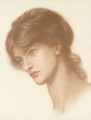 Study Of Marie Spartali For Dante's Dream - Dante Gabriel Rossetti