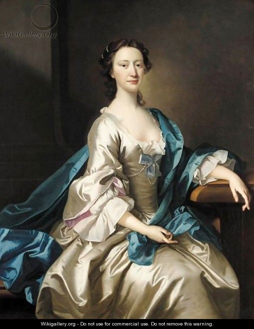 Portrait Of A Lady 6 - Thomas Hudson
