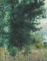 La Barriere En Foret - Pierre Auguste Renoir