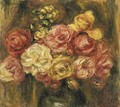 Bouquet De Roses - Pierre Auguste Renoir