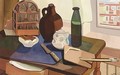 A Still Life With Bottles, Bread And Brushes - Hans Van Mastenbroek