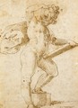 Figura Di Putto Con Tavoletta - Giovanni Battista Spinelli