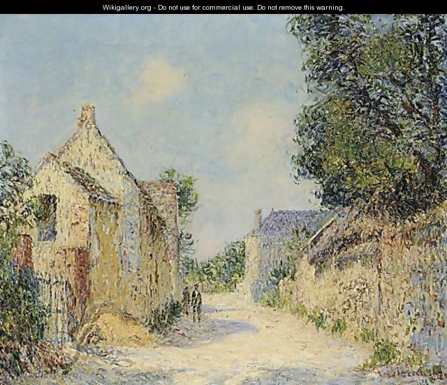 Rue De Village Au Vaudreuil - Gustave Loiseau