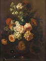 A Still Life Of Mixed Flowers - (after) Simon Hardime