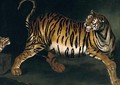 A Tigress And Her Cub - (after) Ferdinand Phillip De Hamilton