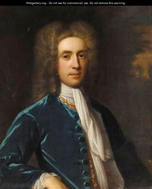 Portrait Of William Mackworth Praed (1694-1752) Of Trevethoe, Cornwall - (after) Enoch Seeman