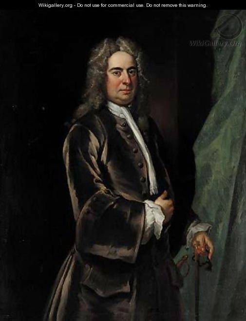 Portrait Of A Gentleman 2 - John Vanderbank
