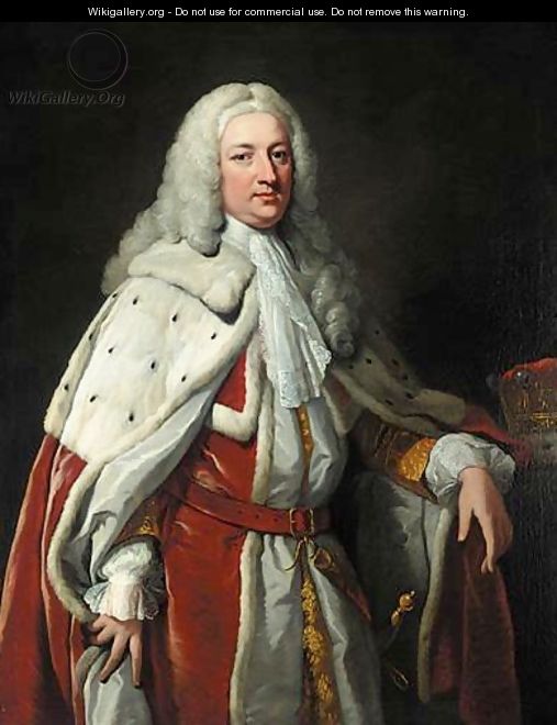 Portrait Of Francis Greville, 1st Earl Of Warwick - (after) Vanloo, Jean Baptiste