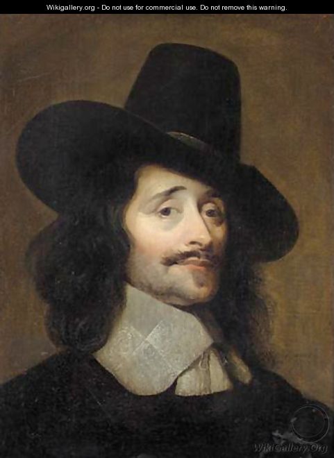 Portrait Of A Gentleman, Said To Be Adrien Sticke - (after) Johannes Cornelisz. Verspronck
