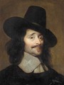 Portrait Of A Gentleman, Said To Be Adrien Sticke - (after) Johannes Cornelisz. Verspronck