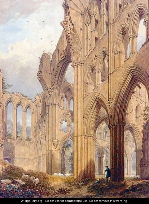 Rivaulx Abbey, Yorkshire - Frederick Mackenzie