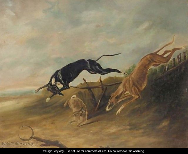 Chasing A Hare - (after) Samuel Henry Gordon Alken