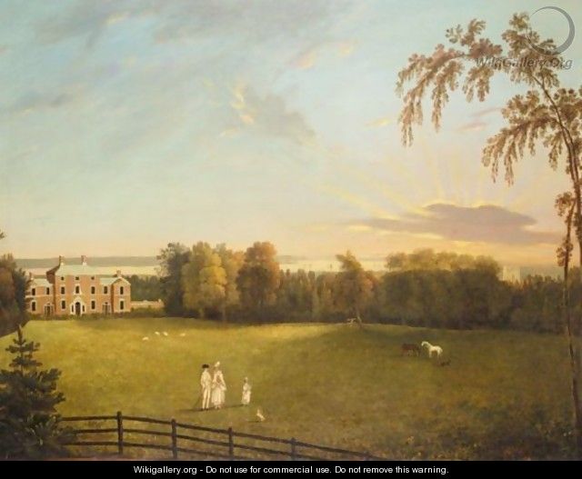 The Country Squire And His Estate - English School