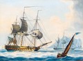 Shipping Off Gibraltar - Lieutenant Thomas Yates