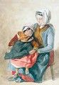 Mother and child - (after) Peter De Wint