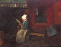 Lady At The Loom - Alfred-Victor Fournier