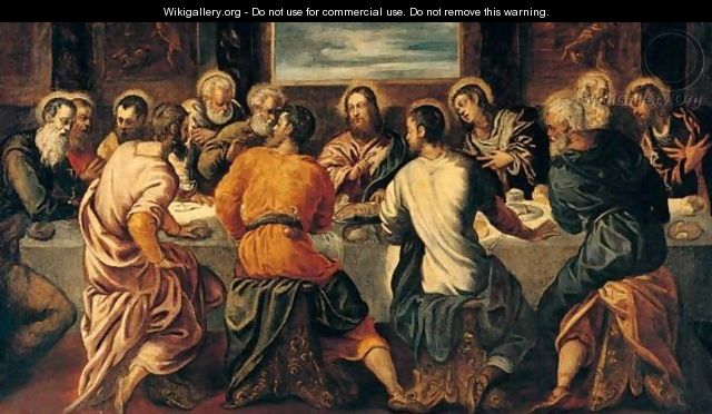 The Last Supper 7 - Jacopo Tintoretto (Robusti)