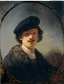 Self-Portrait With Shaded Eyes - Rembrandt Van Rijn