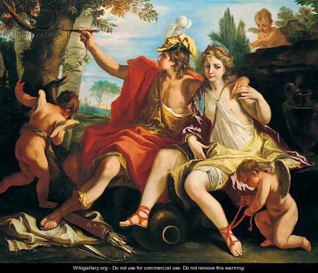 Angelica And Medoro - (after) Sebastiano Ricci