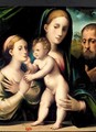 The Holy Family With Saint Catherine - (after) Bartolommeo Ramenghi The Elder, Il Bagnacavallo