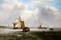 Fishing Vessels Off The Coast - (after) John Wilson Carmichael