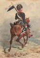 Military Scenes, Cavalry, Infantry And Artillery - Reginald Wymer