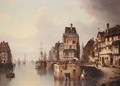 Busy Quay Side, Antwerp - Ludvig Hermann