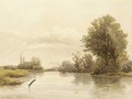 A River Landscape - Edmund Morison Wimperis