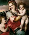 The Madonna And Child With The Infant Saint John The Baptist 2 - Michele di Ridolfo del Ghirlandaio (see Tosini)