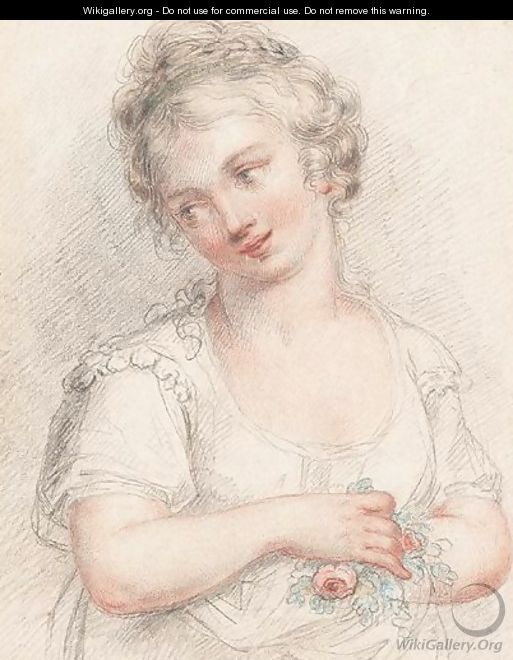 Portrait Of A Lady - Francesco Bartolozzi