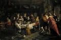 Interior With A Family Feasting And Dancing - Willem van, the Elder Herp