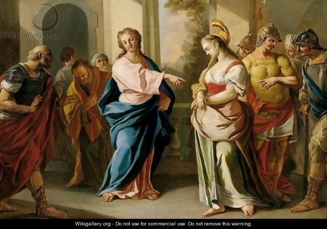 Christ And The Woman Of Samaria - Pietro Bardellino