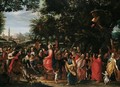 Christ's Entry Into Jerusalem - German School