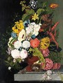 Still Life Of Flowers - German School