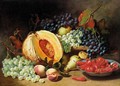 Still Life Of Fruit And Chillies - Eloise Harriet Stannard