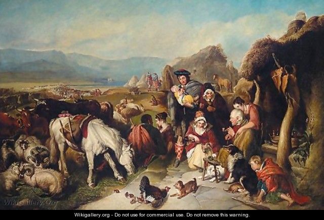 A Scene In The Grampians- The Drovers
