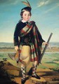 The Young Highlander With Aberdeen In The Distance - (after) Sir John Watson Gordon