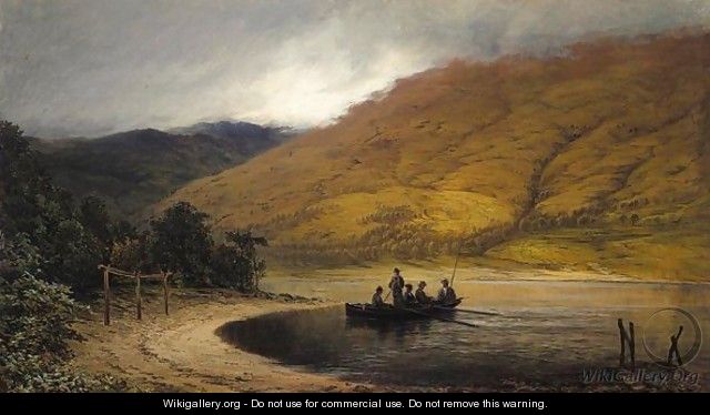 Anglers On A Loch - George-Paul Chalmers