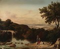 Landscape With Figures By A River - (after) James Arthur O'Connor