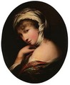 Pair Of Portraits Of Female Heads - (after) Angelica Kaufmann